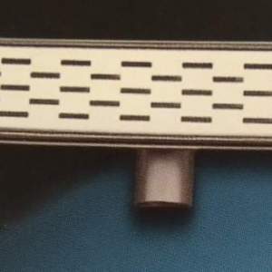 Лентов сифон Inox Style 985-80-80 решетка правоъгълници Изцяло метален