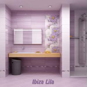 БАНЯ IBIZA LILA/ фаянс Ibiza Blanco 27×60