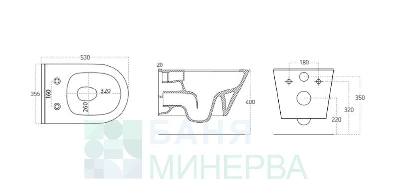GROHE LUCCO AVVA 2 Структура за вграждане и тоалетна чиния с вградено биде и смесител - Image 4