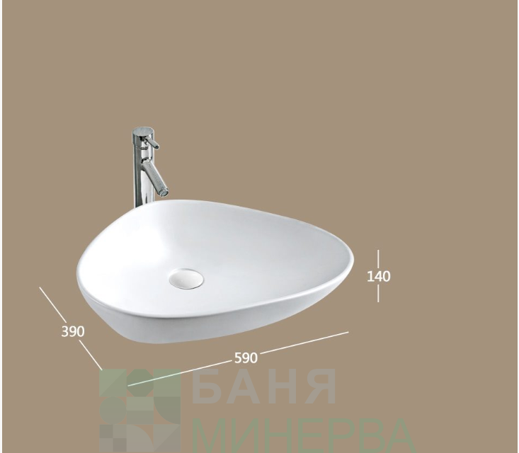 ESPE SA 1061 мивка върху плот 56-40-14 см - Image 2