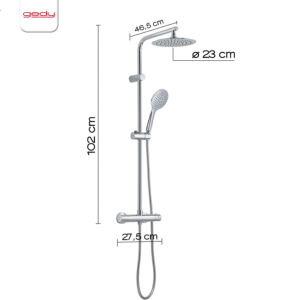 Gedy G Easy душ колона с термостат