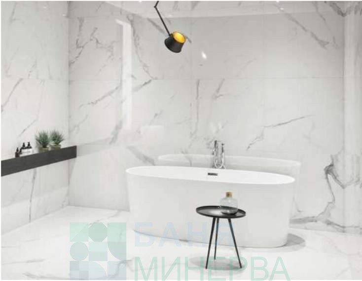 Calacatta White 60-120 DECOVITA Полиран гранитогрес Имитация на мрамор - Image 5