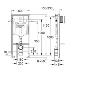 Структура за вграждане 38772001 GROHE RAPID SL 3 в 1 с Хром бутон 38732