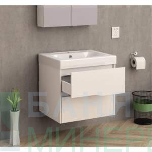 ICP 6049-1 WHITE PVC шкаф за баня