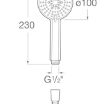 ROCA CALA WHITE Промо Душ Комплект за вграждане Бял мат - Image 10