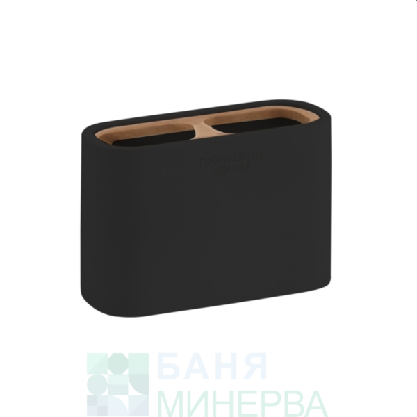 GEDY Ninfea Чаша за четки за зъби Черен мат 1398 14