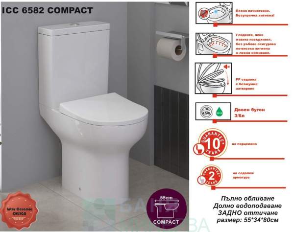 ICC 6582P COMPACT Моноблок Къса проекция - Image 3