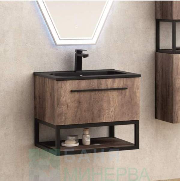 ICP 6050WOODEN АНИЕЛА Мебел за баня 61 см