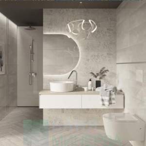 PARADYZ SILENCE SILVER 25-75 Плочки за баня