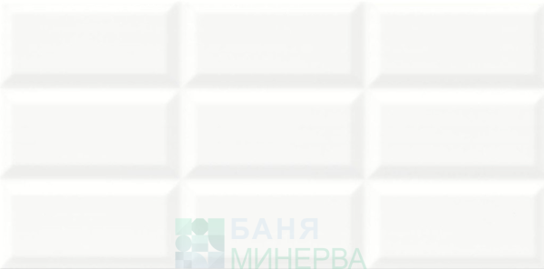 PS604 WHITE GLOSSY STRUCTURE 29.7-60 плочки фаянс W285-001-1
