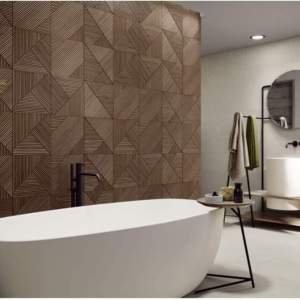 AMAZONAS 9545 WENGUE RELIEVE RECT Стенни декоративни плочки за баня