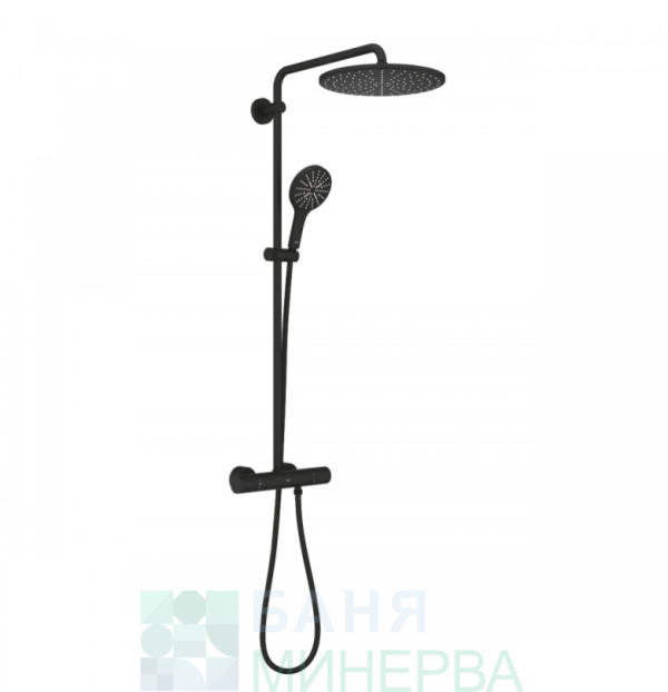 GROHE 22119KF0 Rainshower SmartActive 310 душ система с термостат черен мат - Image 3
