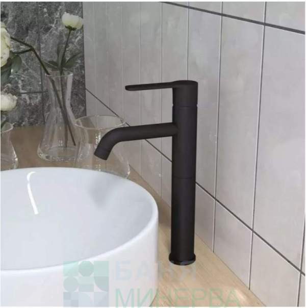 KLUDI BOZZ 382863976 Смесител за умивалник Черен мат Висок - Image 3