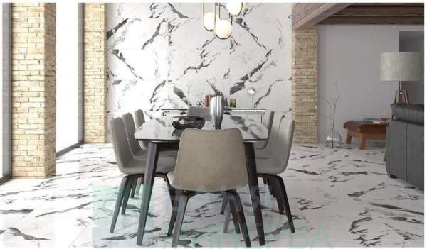 Panda Marble White 60-120 Полиран гранитогрес