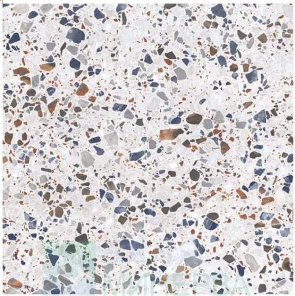 TERRAZZO VENETO BLUE Гранитогрес R 60-60 см Син 6542