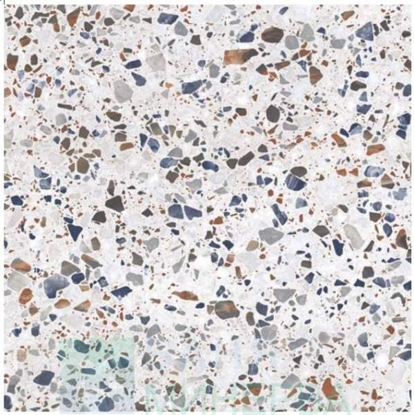 TERRAZZO VENETO BLUE Гранитогрес R 60-60 см Син 6542 - Image 2