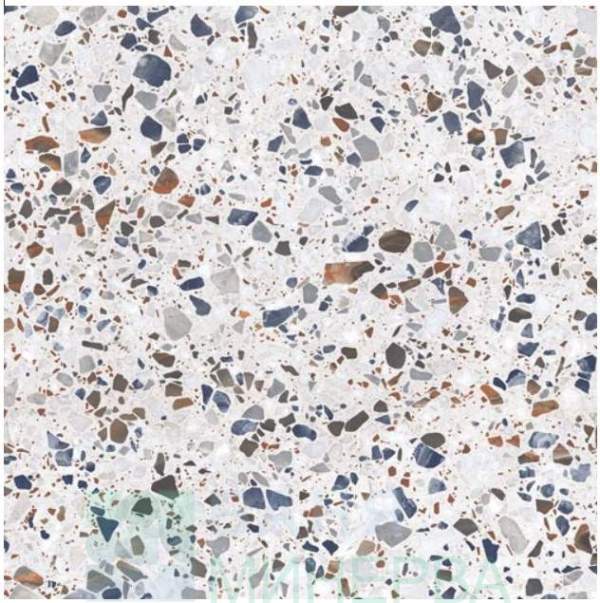 TERRAZZO VENETO BLUE Гранитогрес R 60-60 см Син 6542 - Image 3