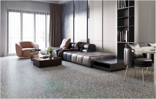 TERRAZZO VENETO GREY Гранитогрес R 60-60 см Сив 6541 - Image 5