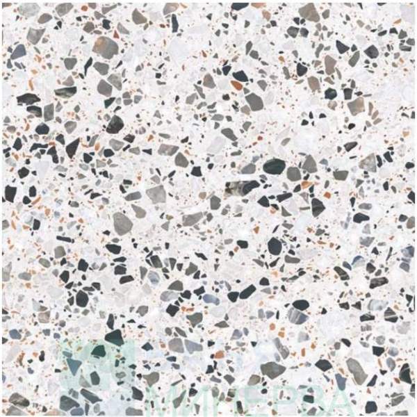TERRAZZO VENETO WHITE Гранитогрес R 60-60 см Бял 6539 - Image 2