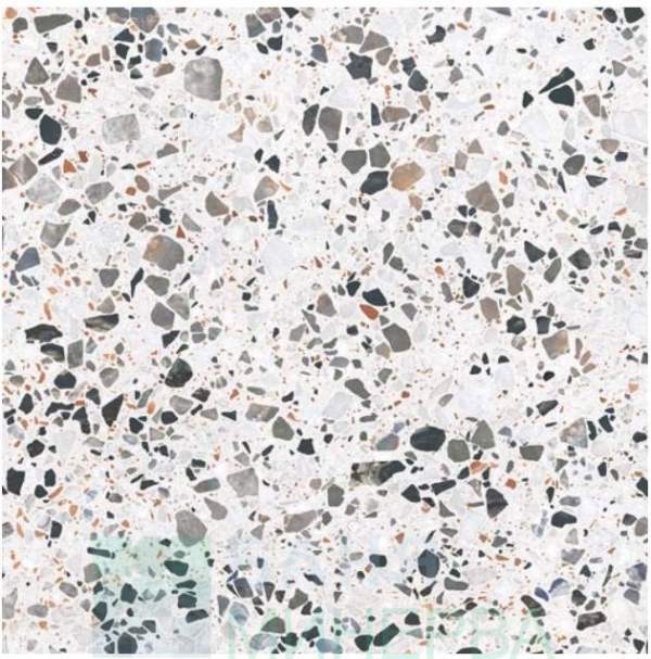 TERRAZZO VENETO WHITE Гранитогрес R 60-60 см Бял 6539 - Image 3