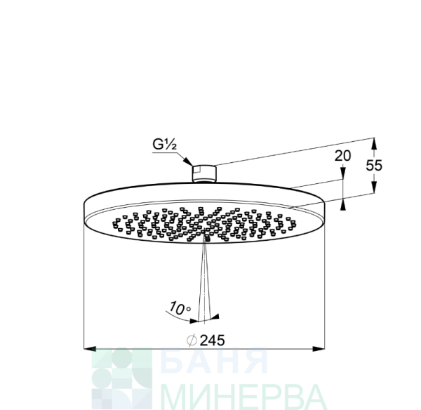 KLUDI BOZZ Black Bath Slimboxx Душ система за вграждане Черен мат - Image 2