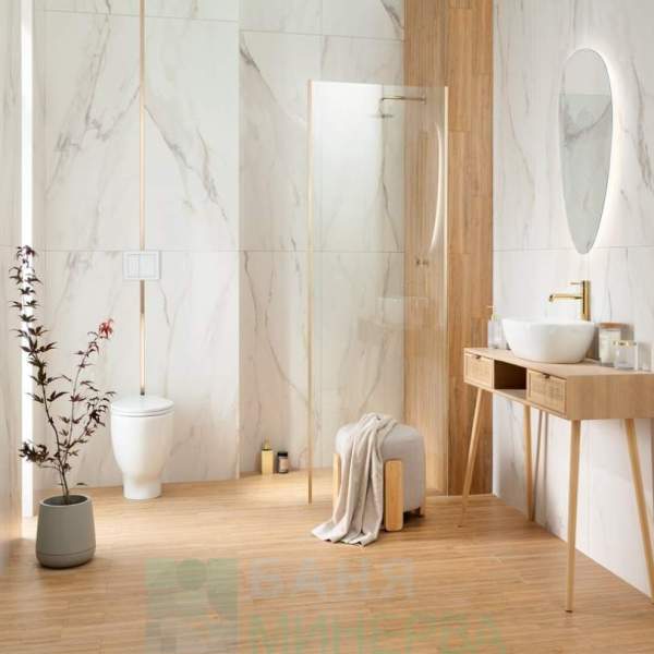 TUBADZIN Misteria Beige Плочки за баня 59.8-119.8 - Image 2