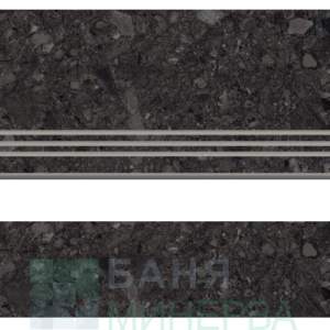 Ceppo di Gre Anthracite Matt Rect. Стъпало 30/120+Чело 17/120