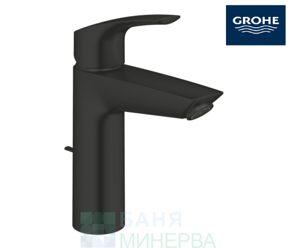 GROHE 233222433 Eurosmart Смесител за умивалник с изпразнител M-размер Черен мат - Image 2