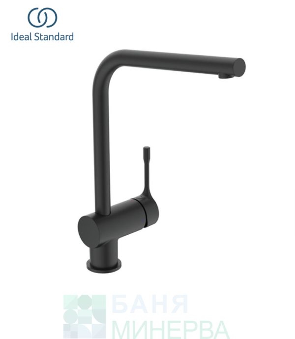 IDEAL STANDARD BC174XG Ceralook Смесител за кухня Черен с висок тръбен чучур