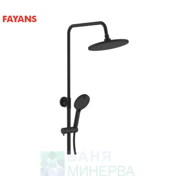 PHOENIX-N WQ3W23400161214 Душ колона за вана-душ черен-мат/хром-гланц FAYANS-ROCA - Image 2