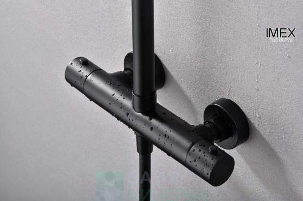 IMEX MONZA Black Matt 130804 Термостатна душ колона - Image 5