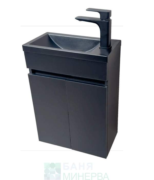 PVC Мебел за баня MINI 43 BLACK