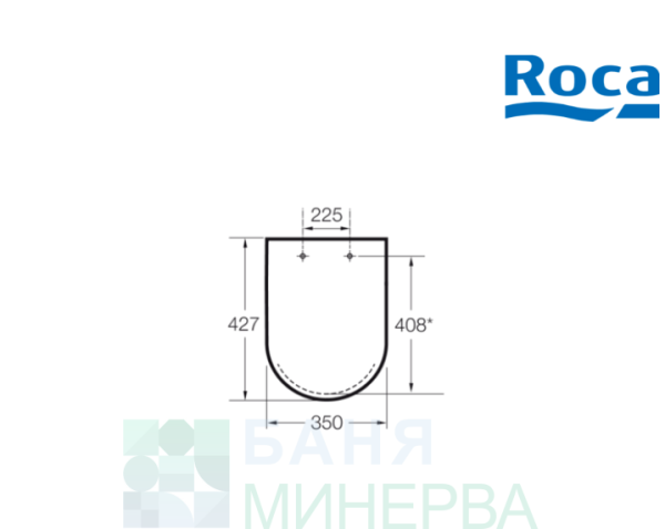 ROCA A801730004 THE GAP капак COMPACT - Image 2
