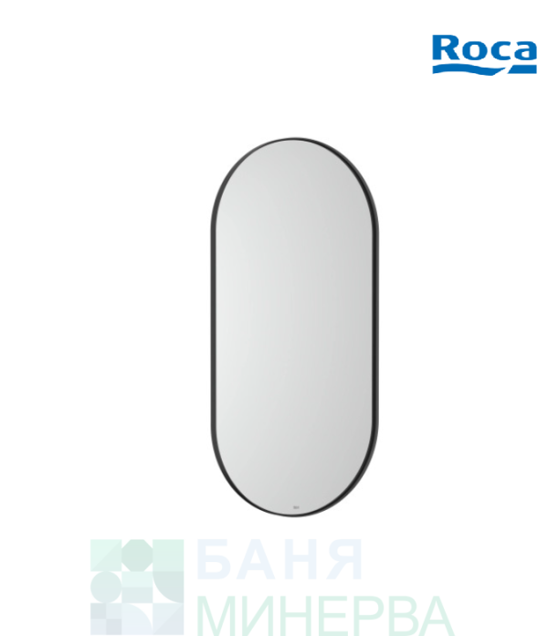 ROCA A812420000 Огледало  Luna овал 45-90 с черна рамка