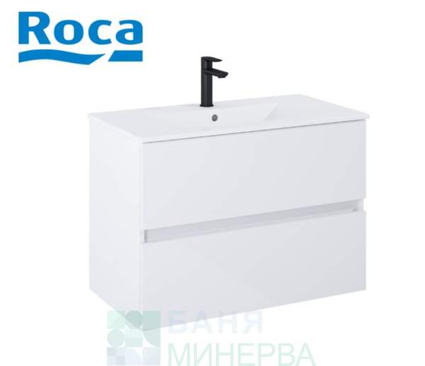 ROCA A852505806 Долен шкаф N-CUBE Бял с чекмеджета