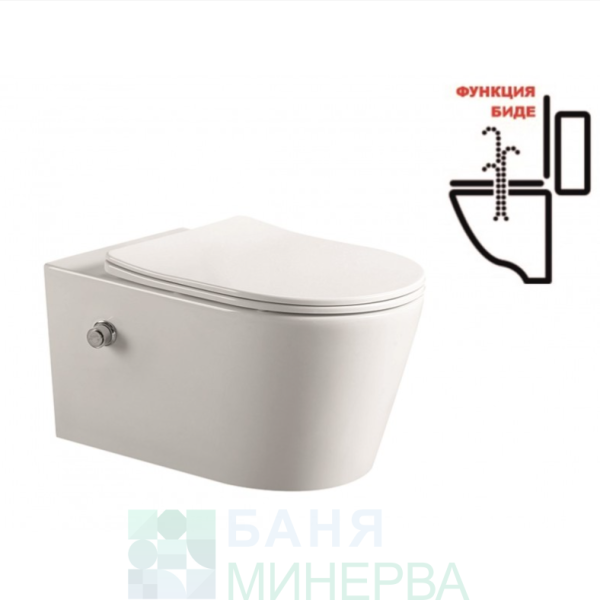 Конзолна тоалетна чиния ICC 3755W BIDET LUX