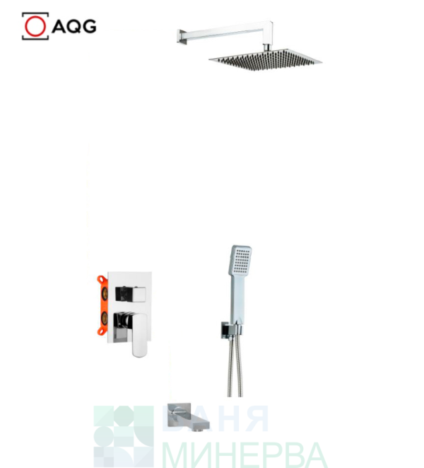 AQG BOLD 19BOLEC31602 Комплект Душ за вграждане с чучур