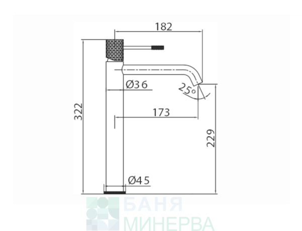 IMEX PRODUCTS Genova BDG053-3ORC Висок смесител за мивка Розово злато мат PVD - Image 2