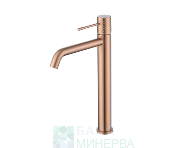 IMEX PRODUCTS Genova BDG053-3ORC Висок смесител за мивка Розово злато мат PVD