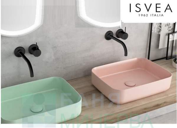 ISVEA INFINITY 10NF65050-2H Мивка за върху плот 50-36 Taupe Vizon Кафяв Мат - Image 4