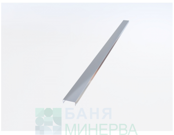 Декоративна П Образна лайсна 23 мм Хром гланц