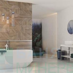Woodskin Brown Б СТР Фаянс 29.8х89.8