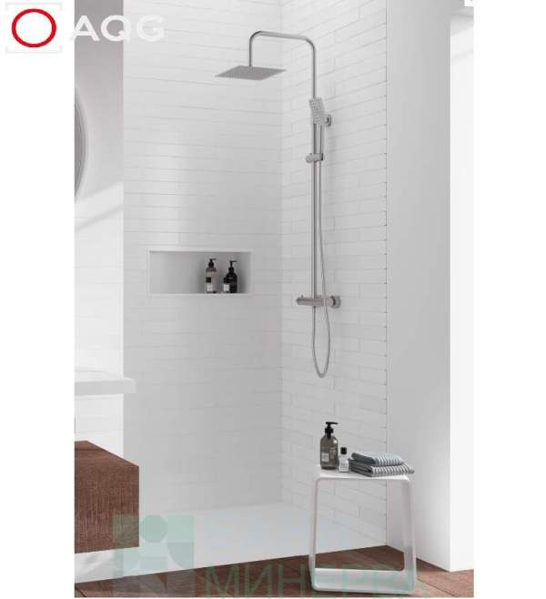 AQG NITE 20NITC25NID11 Satin Nickel Душ Система с термостат Сатен никел - Image 2