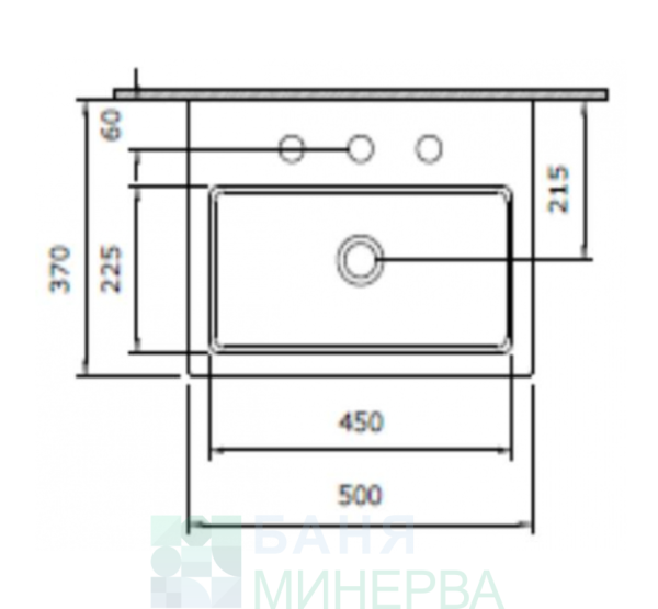 PVC шкаф за баня Compact с вратички 50х37 см - Image 4