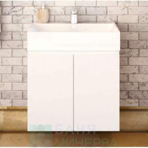 PVC шкаф за баня Compact с вратички 50х37 см