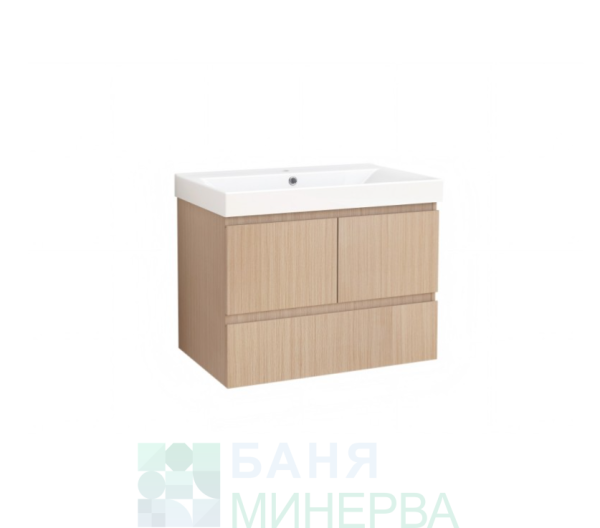PVC шкаф за баня DAVIDE-75 с умивалник 5953-76 см - Image 3