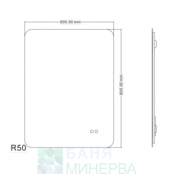 LED Огледало FICO 1945-60 - Image 3