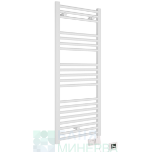Crystal E-AGATE WHITE 300 W бяла 800 x 500 mm Електрическа лира за баня Бяла + Подарък