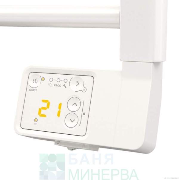 Crystal E-AGATE WHITE 300 W бяла 800 x 500 mm Електрическа лира за баня Бяла + Подарък - Image 3