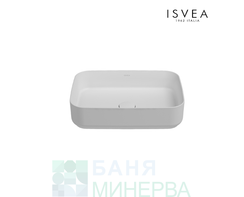 Isvea Infinity Raggio ISVEA INFINITY 10NF65050 White matt Мивка върху плот 50-36 Бял мат ...